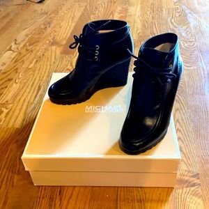 Michael Kors Leather wedge heels women’s 6.5
